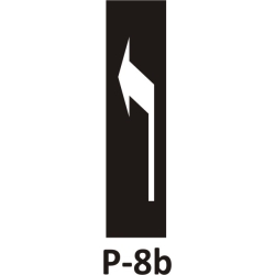 Szablon do malowania P-8b/P-8d ( Strzałka w lewo lub prawo )