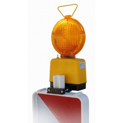 Lampa diodowa LED dwubateryjna dzienna żółta