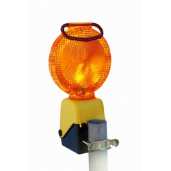 Lampa diodowa jednobateryjna zmierzchowa żółta