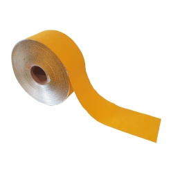 Taśma najezdniowa żółta 12cm/100m (podkład aluminiowy)